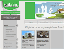Tablet Screenshot of lavinainmobiliaria.com